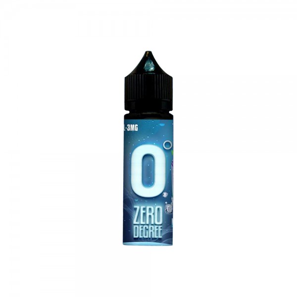 Zero Degree Premium PG+VG E-liquid E-juice 60ml(Blue Mist, 6mg/ml)