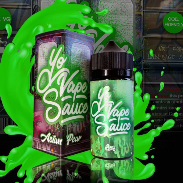 Yo Vape Sauce Premium PG+VG E-liquid E-juice 100ml(6mg/ml, Custard)