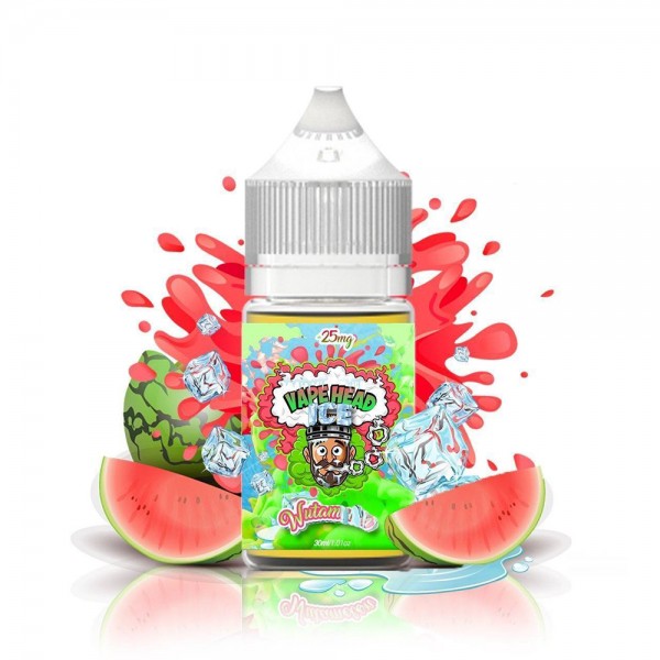 Vape Heads Premium VG E-liquid E-juice 30ml(45mg/ml, Salt Wutamelon)