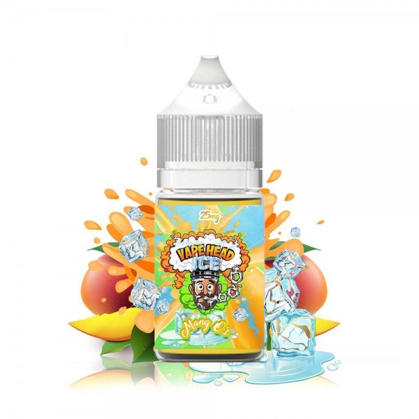 Vape Heads Premium VG E-liquid E-juice 30ml(25mg/ml, Ice Salt Mang O's)