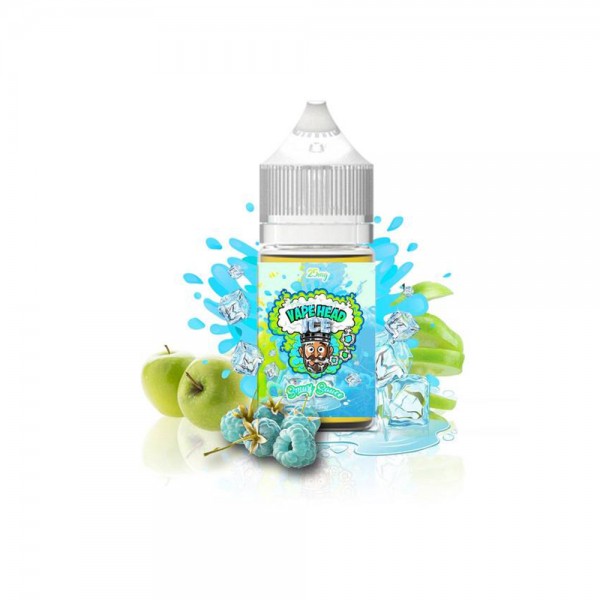 Vape Heads Premium VG E-liquid E-juice 30ml(25mg/ml, Ice Salt Smurf Sauce)