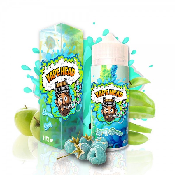 Vape Heads Premium VG E-liquid E-juice 60ml(6mg/ml, Ice Smurf Sauce)