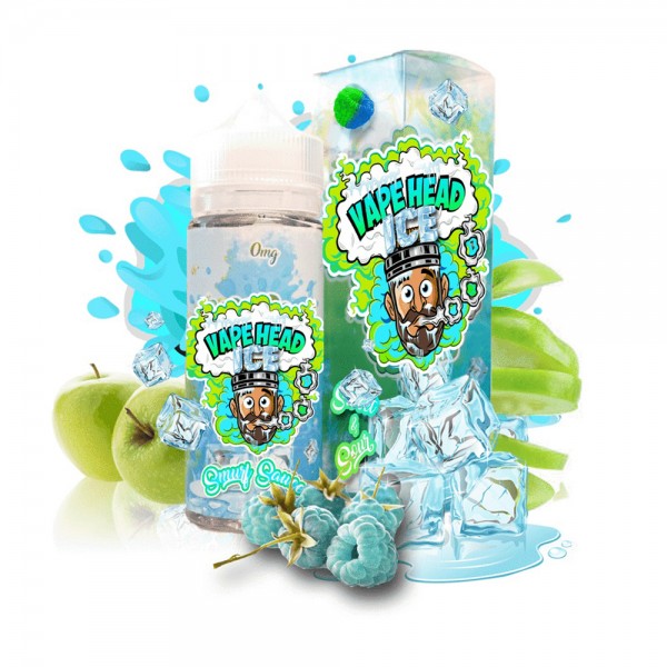 Vape Heads Premium VG E-liquid E-juice 120ml(0mg/ml, Ice Smurf Sauce)