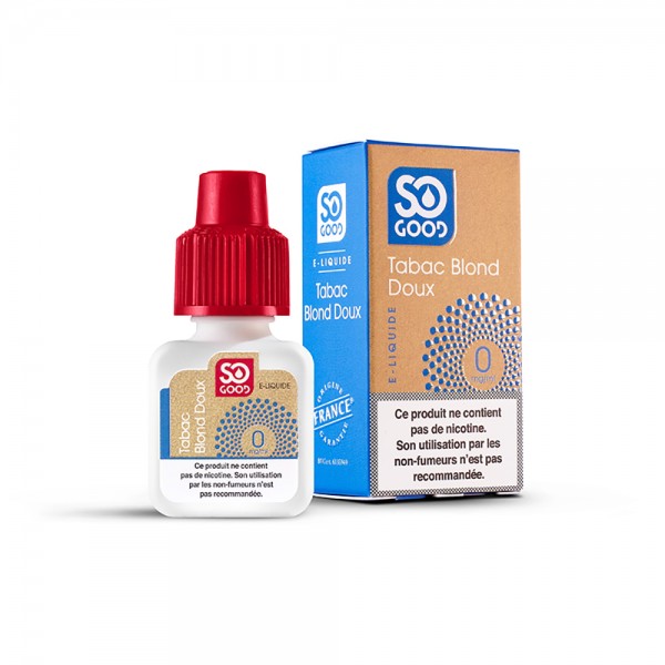 SO GOOD Premium PG+VG E-liquid E-juice Tobacco Flavor 10ml(Mild Tobacco, 0mg/ml)