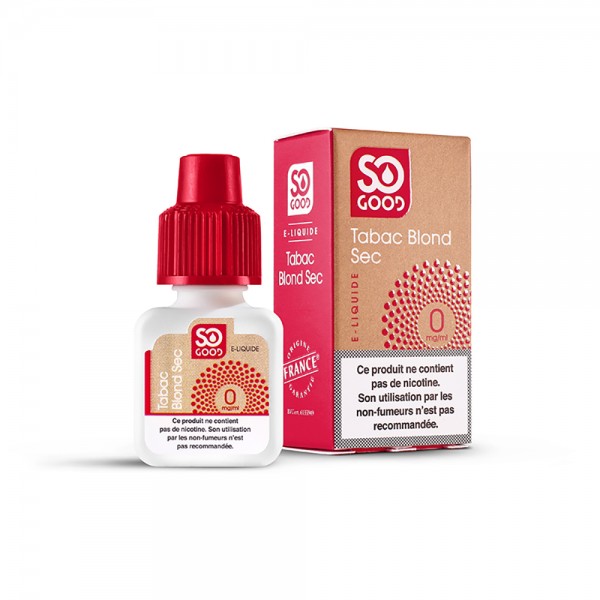 SO GOOD Premium PG+VG E-liquid E-juice Tobacco Flavor 10ml(Dry Tobacco, 0mg/ml)