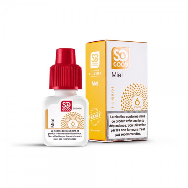 SO GOOD Premium PG+VG E-liquid E-juice Greedy Flavor 10ml(Honey, 6mg/ml)