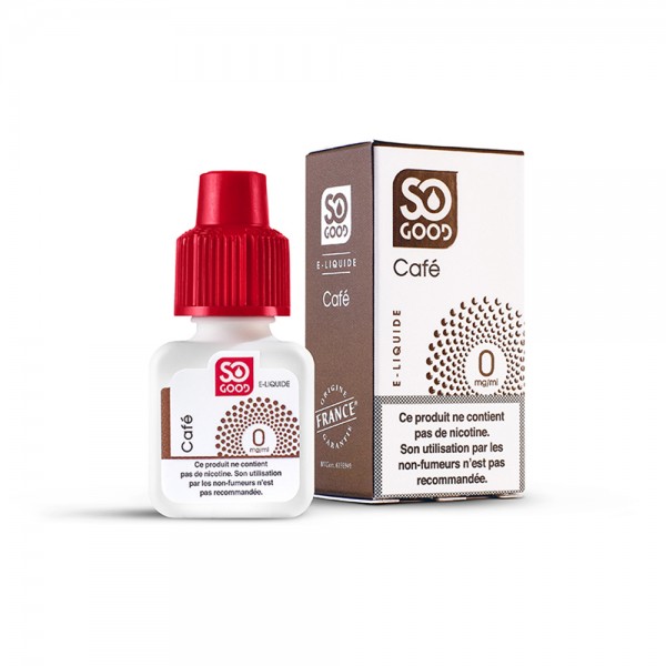 SO GOOD Premium PG+VG E-liquid E-juice Greedy Flavor 10ml(Coffee, 0mg/ml)