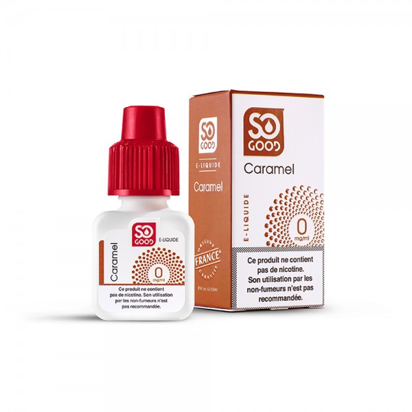 SO GOOD Premium PG+VG E-liquid E-juice Greedy Flavor 10ml(Caramel, 0mg/ml)