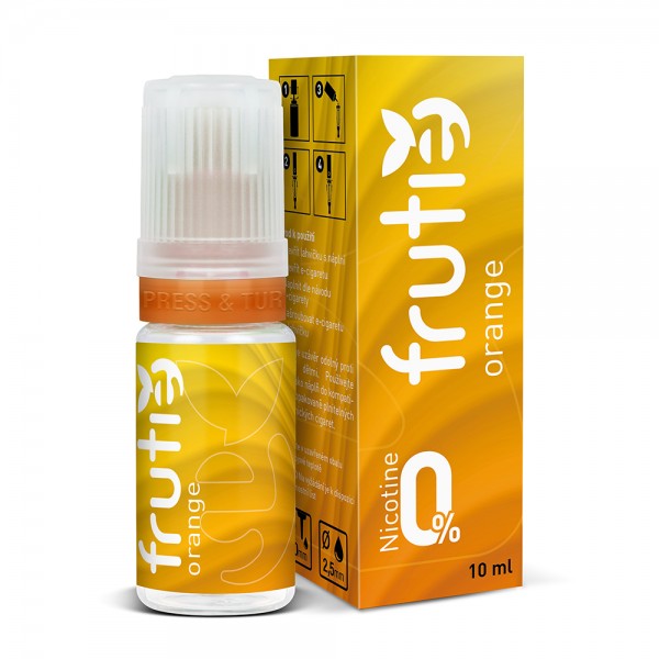 Frutie Premium PG+VG E-liquid E-juice Frutie Flavor 10ml(Orange, 0mg/ml)