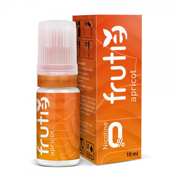 Frutie Premium PG+VG E-liquid E-juice Frutie Flavor 10ml(Apricot, 0mg/ml)