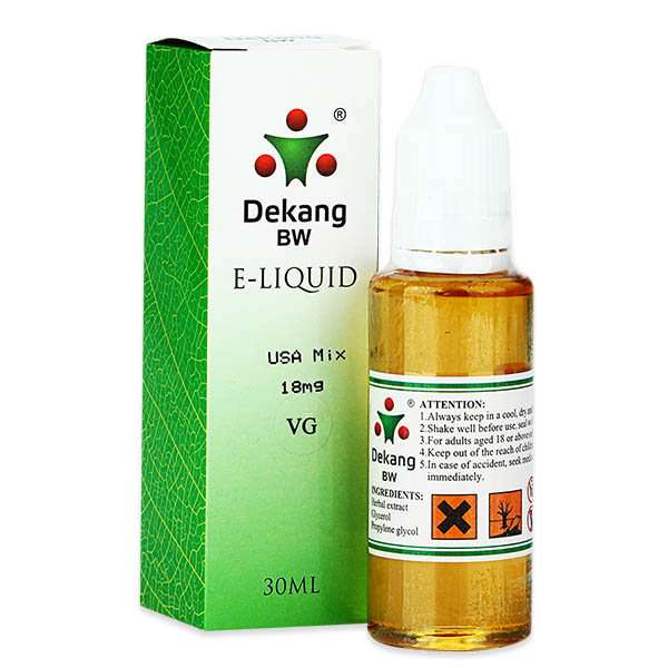 Dekang VG e-Juice with 21 Flavors 30ml(18mg/ml, Ven-Star/Mild 7)