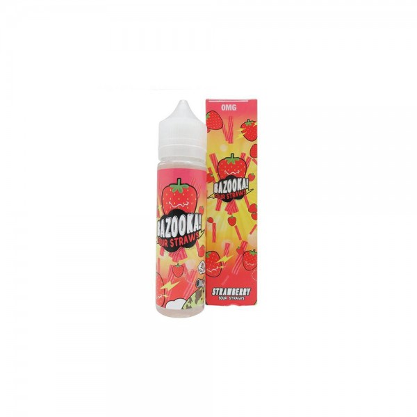 Bazooka Sour Straws Premium PG+VG E-liquid E-juice 60ml(Watermelon, 6mg/ml)