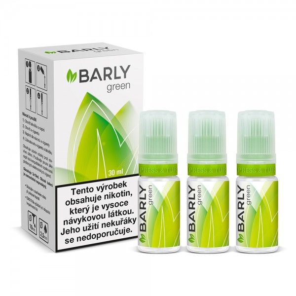 Barly Premium PG+VG E-liquid E-juice Barly Flavor 10ml 3pcs(Barly Red, 5mg/ml)