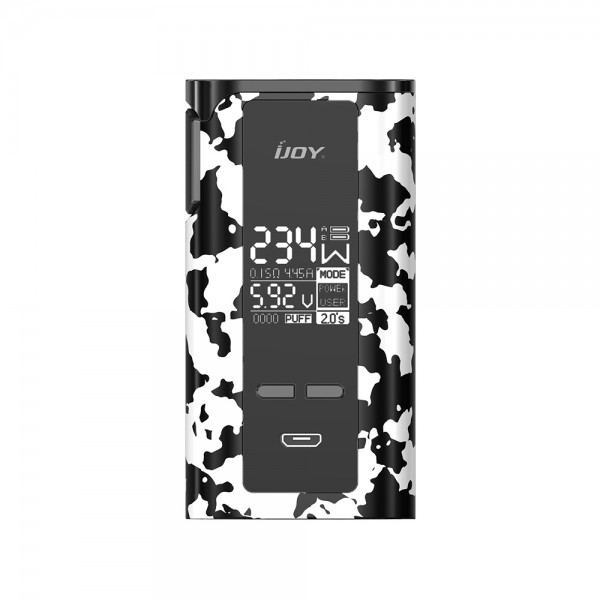 IJOY Captain PD270 234W New TC BOX MOD (White with Black Camouflage, Standard Edition)