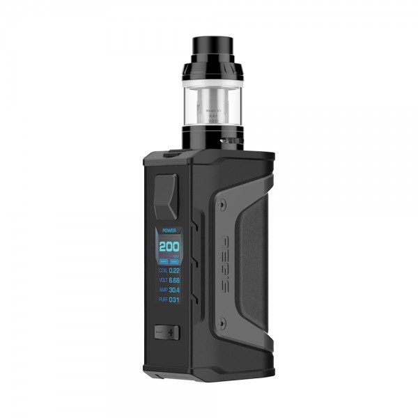 Geekvape Aegis Legend 200W TC Kit with Aero Mesh Version(Stealth Black, 4ml Standard Edition)