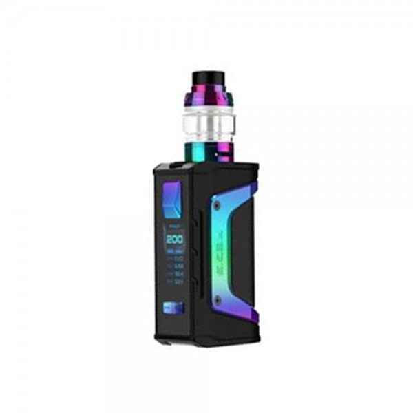 Geekvape Aegis Legend 200W TC Kit with Aero Mesh Version(Rainbow Trim, 4ml Standard Edition)